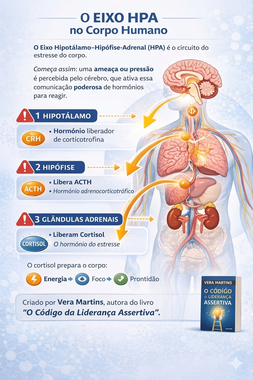 Seu Time Não Reage ao Que Você Diz, Reage ao Seu Eixo HPA: Como o Estresse do Líder Influencia o Comportamento da Equipe